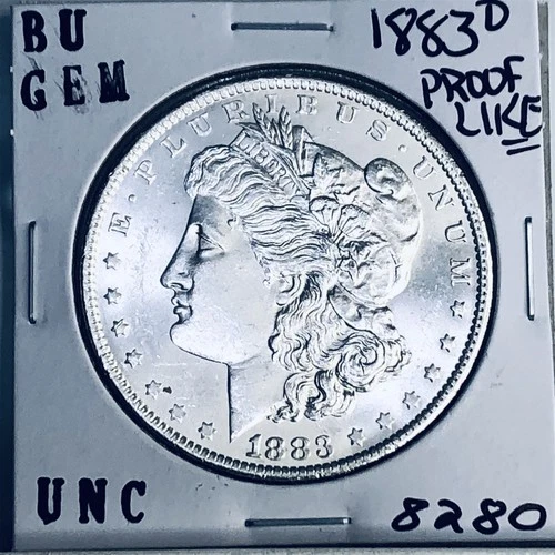 1883 O BU GEM MORGAN SILVER DOLLAR UNC MS+++ U.S. MINT RARE COIN 8280