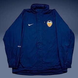 Valencia Football Jacket Nike Large Training Kit Bench Coat 2001 2002 HB1