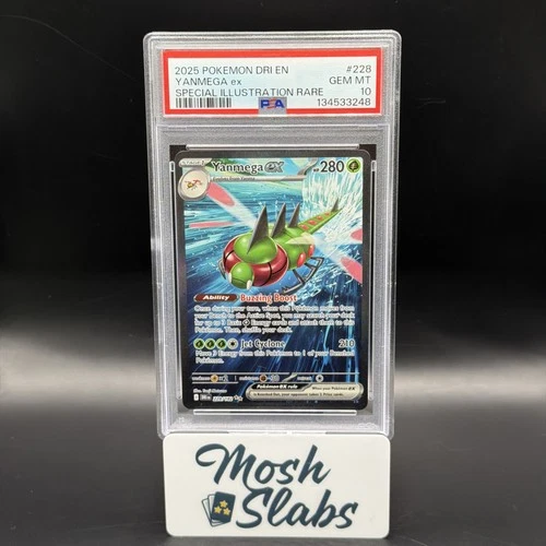 2025 Pokemon Destined Rivals En Yanmega Ex Special Illustration Rare #228 PSA 10