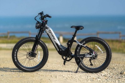 Cyrusher Trax2.0 Mountain-Elektrofahrrad 52V20AH Vollfederung 26Zoll City Ebike