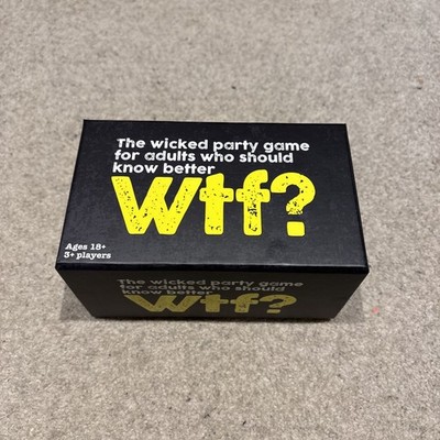 WTF Party Quiz Kartenspiel - Cheatwell Games - geöffnet aber nie gespielt 