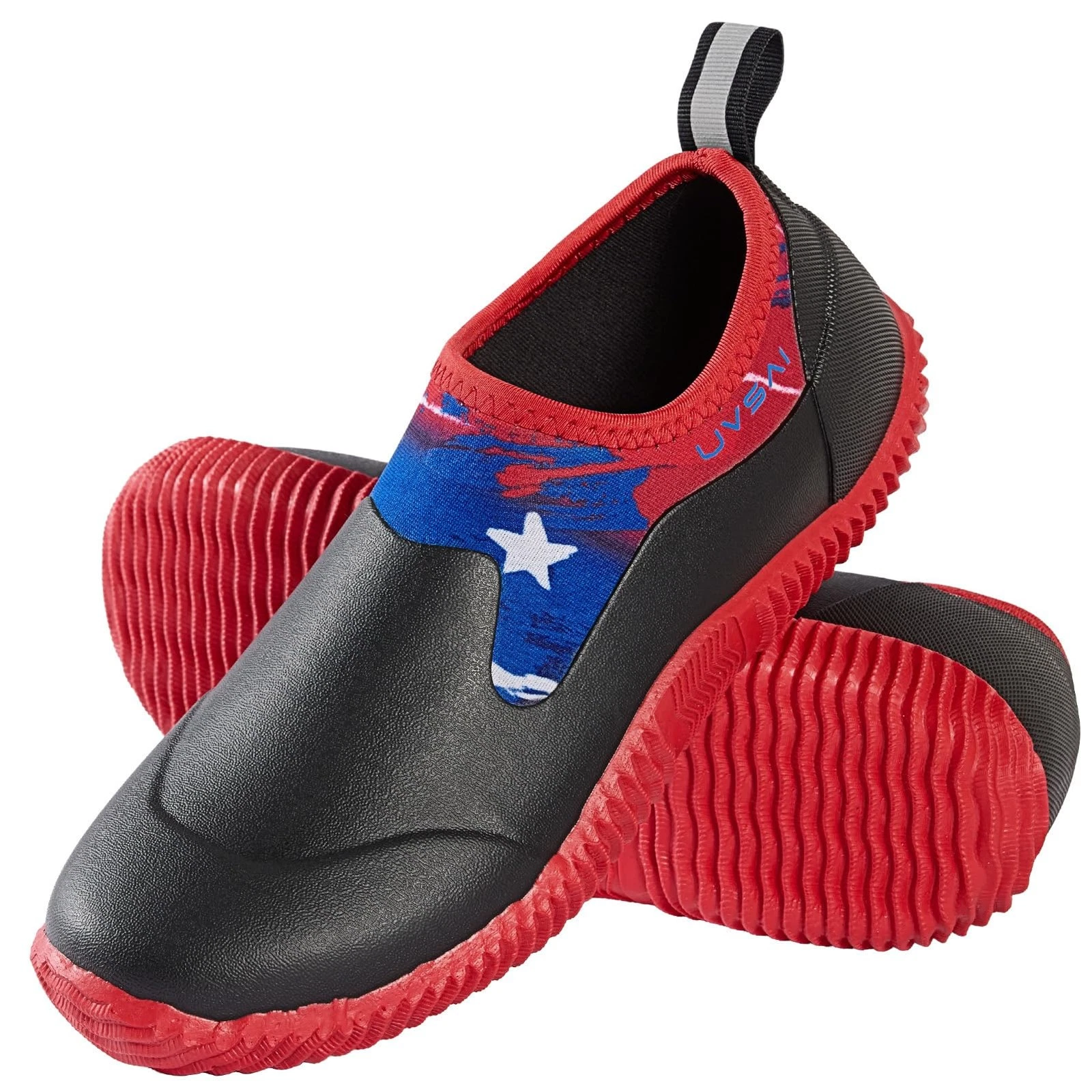 Men’s Waterproof Garden Shoes Rain Boots Slip-On Footwear for Gardening Farmi...