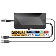 TV Antenna Amplifier, 25dB High Gain Signal Booster for Digital TV Antenna In...