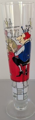 Vintage Ritzenhoff Iris Kuhlmann Designer Pilsner Beer Glass German Barware