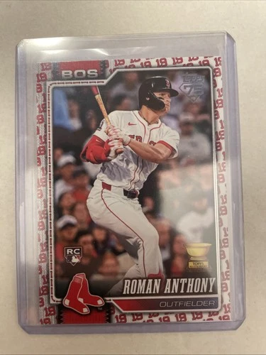 Topps 2026 Series 1-Roman Anthony - RC - Player Number Variation - Red Sox - SSP