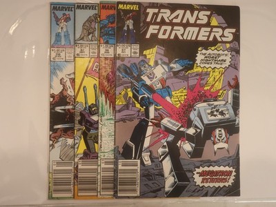 Marvel Transformers Lot #28 #32 #38 #57 Megatron Returns 1987-1989