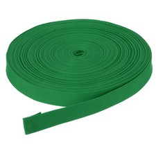50 Yard x 3/4 inch Width Nylon Webbing Strap Poly Flat Webbing Strapping Green