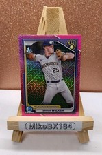 Brock Wilken 2024 Bowman Chrome PINK MOJO 54/199 #BCP-86 Milwaukee Brewers