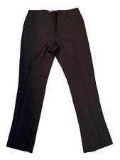 Ralph Lauren Collection Purple Label Women  s Silk Blend Black Pants Size 12 USA