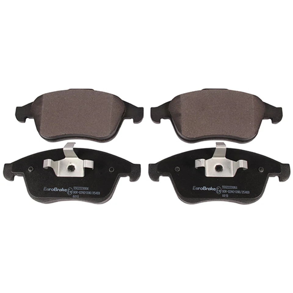 EUROBRAKE Plaquettes De Frein Avant Compatible Avec Renault Clio Fluence Grand - Photo 2/3