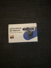 Toallin Autofocus 2k Webcam Windows Hello Compatible 1080P Full HD Webcam