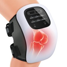 Knee Massager for Pain Relief, Cordless Knee Massager with Heat and Vibration...