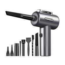 Compressed Air Duster, New Ultra-Powerful Electric Air Duster with LED Light,...