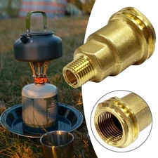 Propane Gas Fitting Hose Adapter Quick Connector Premium Gas Tank Conversion