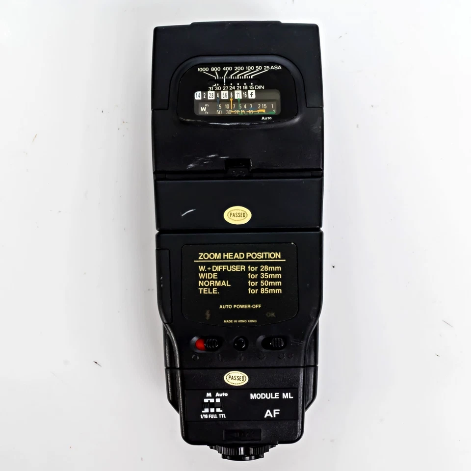 Promaster FTD 5700 Camera Flash with Minolta ML AF Module Base TESTED - Image 4 of 4