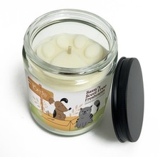 9oz Pet Odor Eliminator Deodorizer Candle, Long-Lasting Unscented, Non Toxic,...