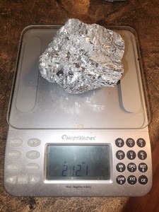 2.12 lb. Chunk Antimony Metal Sb Pure 99.7%