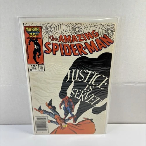 The Amazing Spider-Man 278 NEWSSTAND Death of Wraith Copper Age 1986 VF