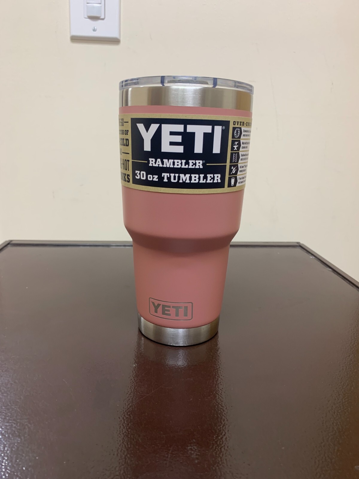 Yeti Rambler 30oz Tumbler Sandstone Pink - New - Free Shipping