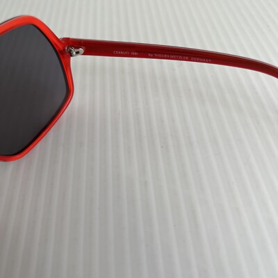 CERRUTI 1881 by NIGURA METZLER CER4003 C square red frame 