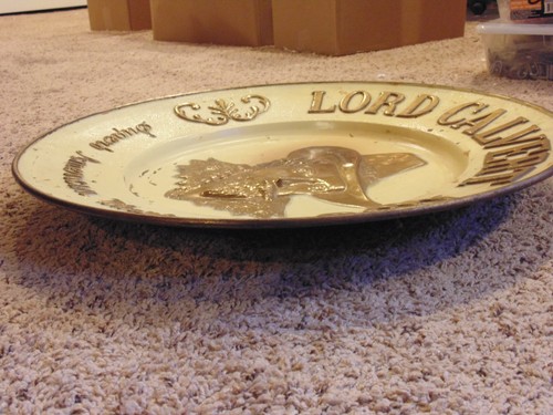 Vintage Lord Calvert Superb American Whiskey Wall Brass Advertising Plaque - Picture 8 of 11