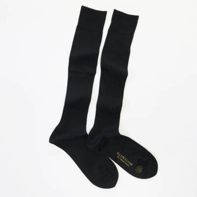 GLEN CLYDE Sea Island Cotton Charleston Long Hose Socks Unisex New 3color Japan