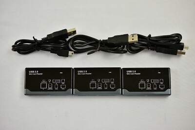 Gear Head CR4200 USB 2.0 All in One (23 in 1) External Card Reader (Lot of 3)