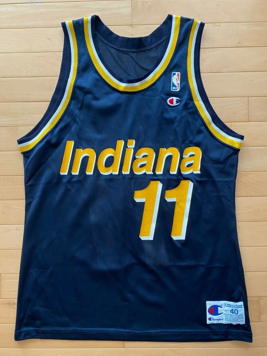 Detlef Schrempf #11 Indiana Pacers Champion NBA Jersey Mens Sz M
