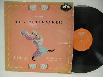 Tchaikovsky Nutcracker Suites Anatole Fistoulari 1950's Import LP Decca LXT 5371