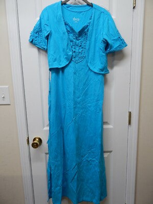 white christmas dresses Stuck On Stupid Strapless Denim Dress And Shrug Set main image 1