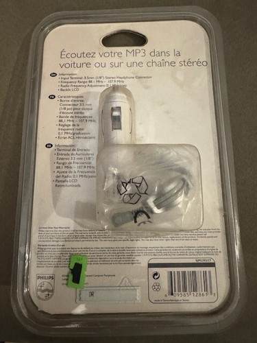 PHILIPS Mobile Gear Wireless FM Transmitter Car or Home Use With MP3 - Picture 2 of 2