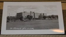 CAMROSE Alberta Canada Saint Mary's Hospital CARS RPPC Real Photo Postcard