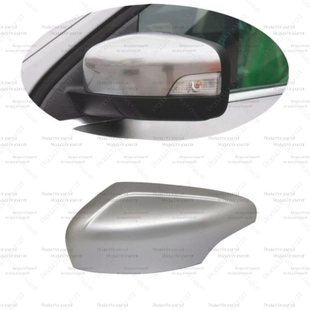 Silver Left Driver Side Rearview Mirror Cap Cover For Volvo XC60 2010-2013