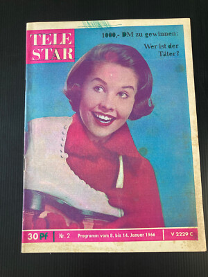 TELESTAR 2/1966 EISLAUFEN Karin Dor UDO Rudolf Schock MAIGRET Kinderstars FLIPPE