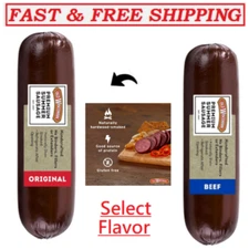 Old Wisconsin Premium Summer Sausage,100% Natural Meat,8 Ounce(Select Flavor)