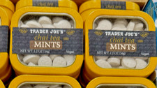 Trader Joe's Chai Tea Infused Breath Mints 1.2oz Tin 2 Pack Free Ship WORLDWIDE