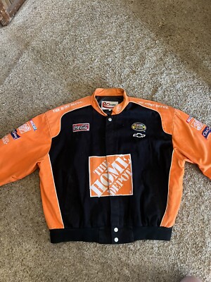 Tony Stewart Men's 2x Home Depot Chase Authentics NASCAR Jacket | eBay