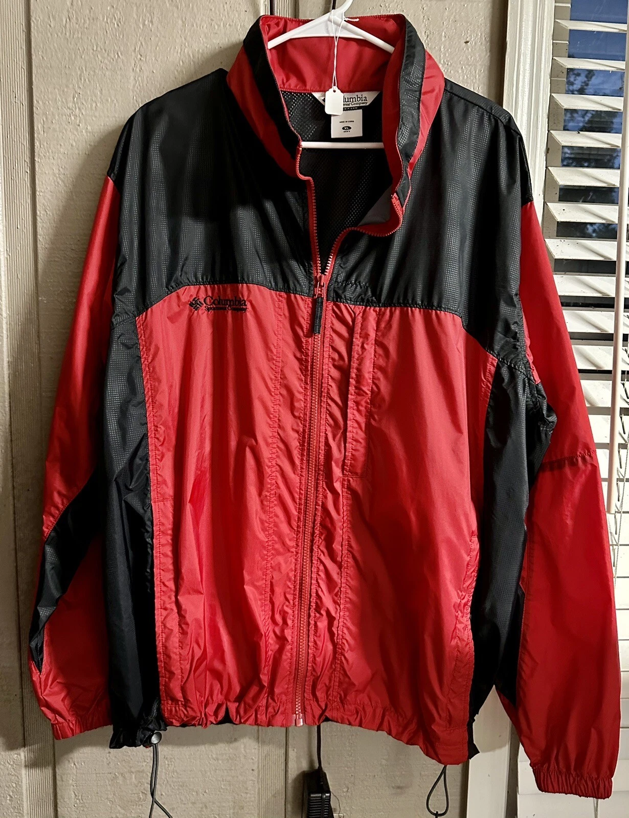 mens columbia rain jacket xl