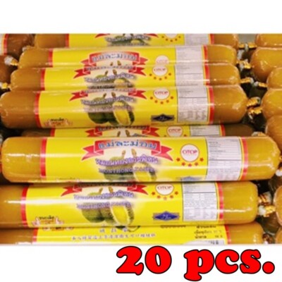Thai Fruit Monthong Durian Paste Monthong Healthy Premium Delicious Food 20 pcs