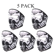 1/5/10 Pack Neoprene Skull Outdoor Mask Headwear Activities Full Face Cover