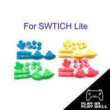 For Nintendo Switch Lite Joy Con Buttons L R ZL ZR Replacement parts - 6 Colors 