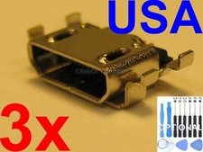 3x USB Charging Port Micro Sync For Amazon Fire HD 8 8th Gen L5S83A Tablet USA