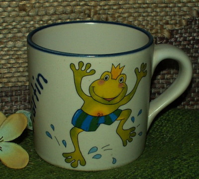 CK03 - Tasse mit Name - Namenstasse - Kaffeebecher  - Frosch - Achim bis Lutz