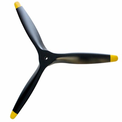 XOAR PJWWII 3 Blade 14x10 RC Model Airplane Propeller 14 In Wood Warbird Gas