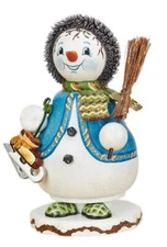 Original Hubrig Folk Art Räucherwichtel - Schneeflöckchens Eiskufen Ore