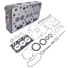 Complete Cylinder Head With Valves + Full Gasket for Kubota D782 Engine