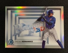 2022 Bowman in 3D #B3D-9 Cristian Hernandez Cubs