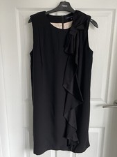 Ladies Black FRENCH CONNECTION Sleeveless Formal Party Dress - Size 10