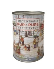 12 X Cans of Pure Canadian Maple Syrup 540ml/18oz Each - Produced in Quebec