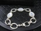 Lagos Sterling Silver 925 Venus Mother-of-Pearl, Quartz Chain Link Bracelet
